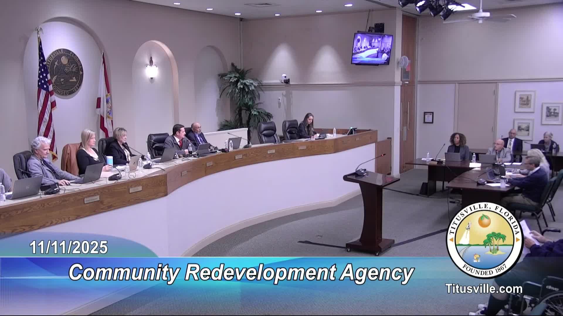 Titusville CRA adopts goals and performance measures tied to FY2026 budget