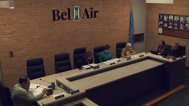 Bel Air commissioners approve agenda, vote to meet in closed session on appointments