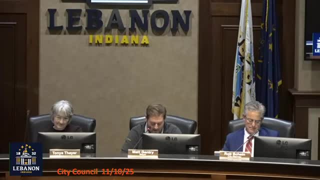 Lebanon council approves phased water and wastewater agreement for Orla LLC (Meta); non‑LEAP pre‑allocation agreements cleared