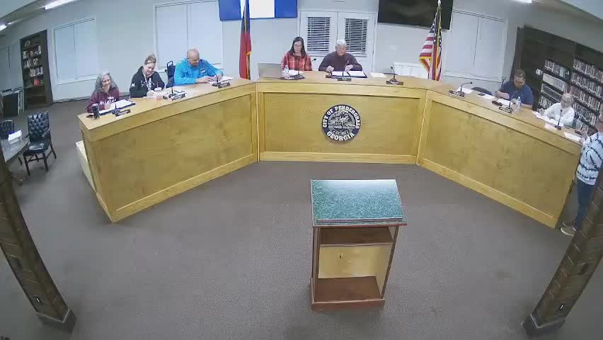 Pendergrass council reviews updated purchasing policy: new thresholds, conflict-disclosure and local-vendor provisions