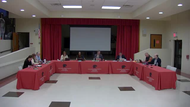 Board approves personnel items including appointment of acting superintendent