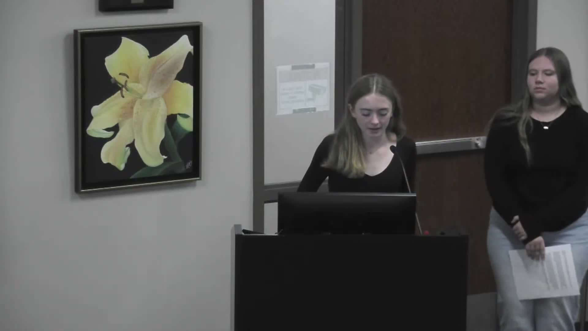Students from William Tennant and MBIT highlight fall achievements at Centennial board meeting