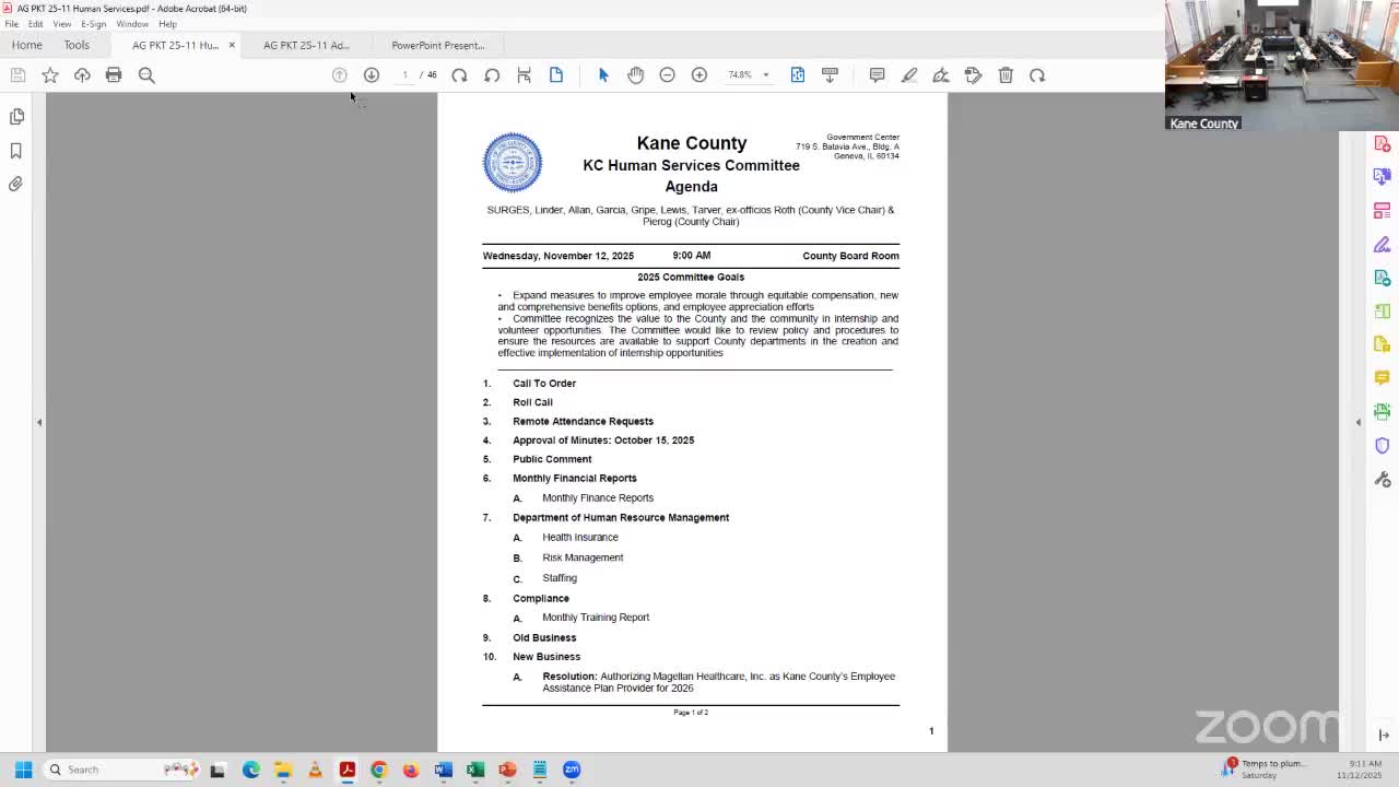 Kane County committee renews Magellan contract for employee assistance plan, citing expanded mental-health coverage