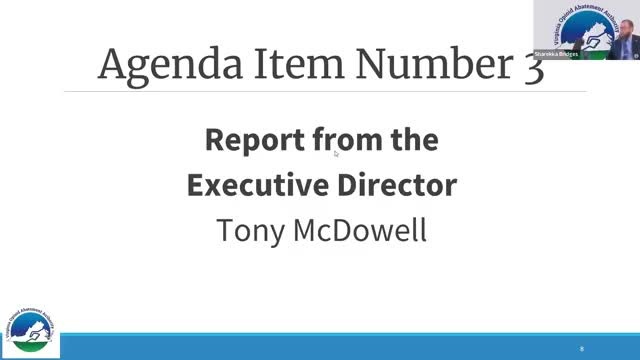 OAA finance committee authorizes MOU, $100,000 seed funding and elects Delegate Sewell as chair