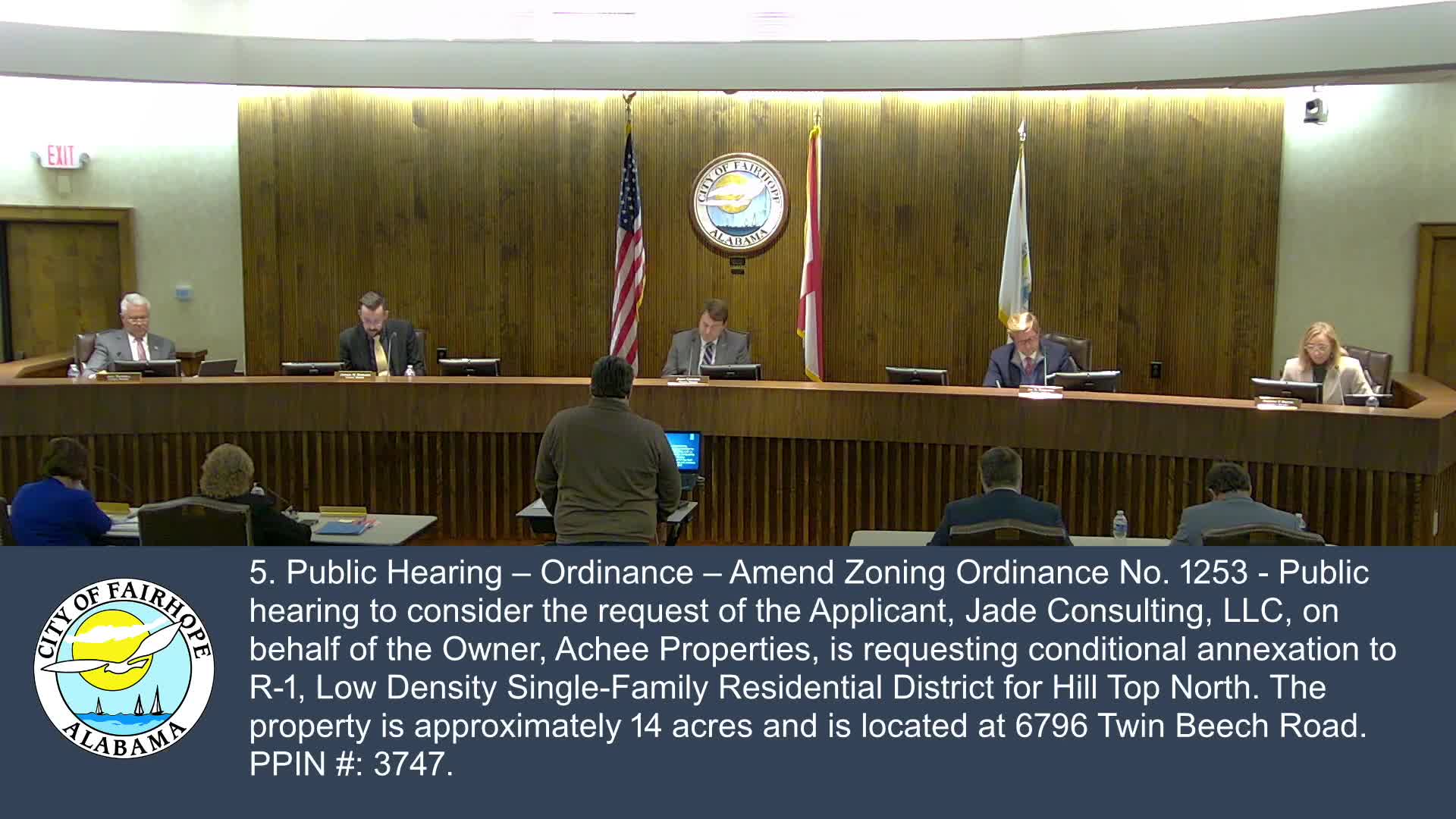 Council hears Hilltop North annexation; grants 180‑day extension for Encounter House move