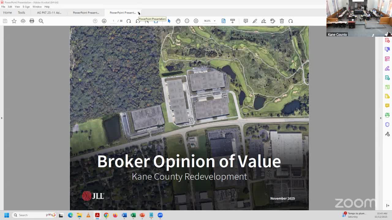 Kane County administration committee approves multiple procurement actions, natural-gas brokering and Liberty Tree marker
