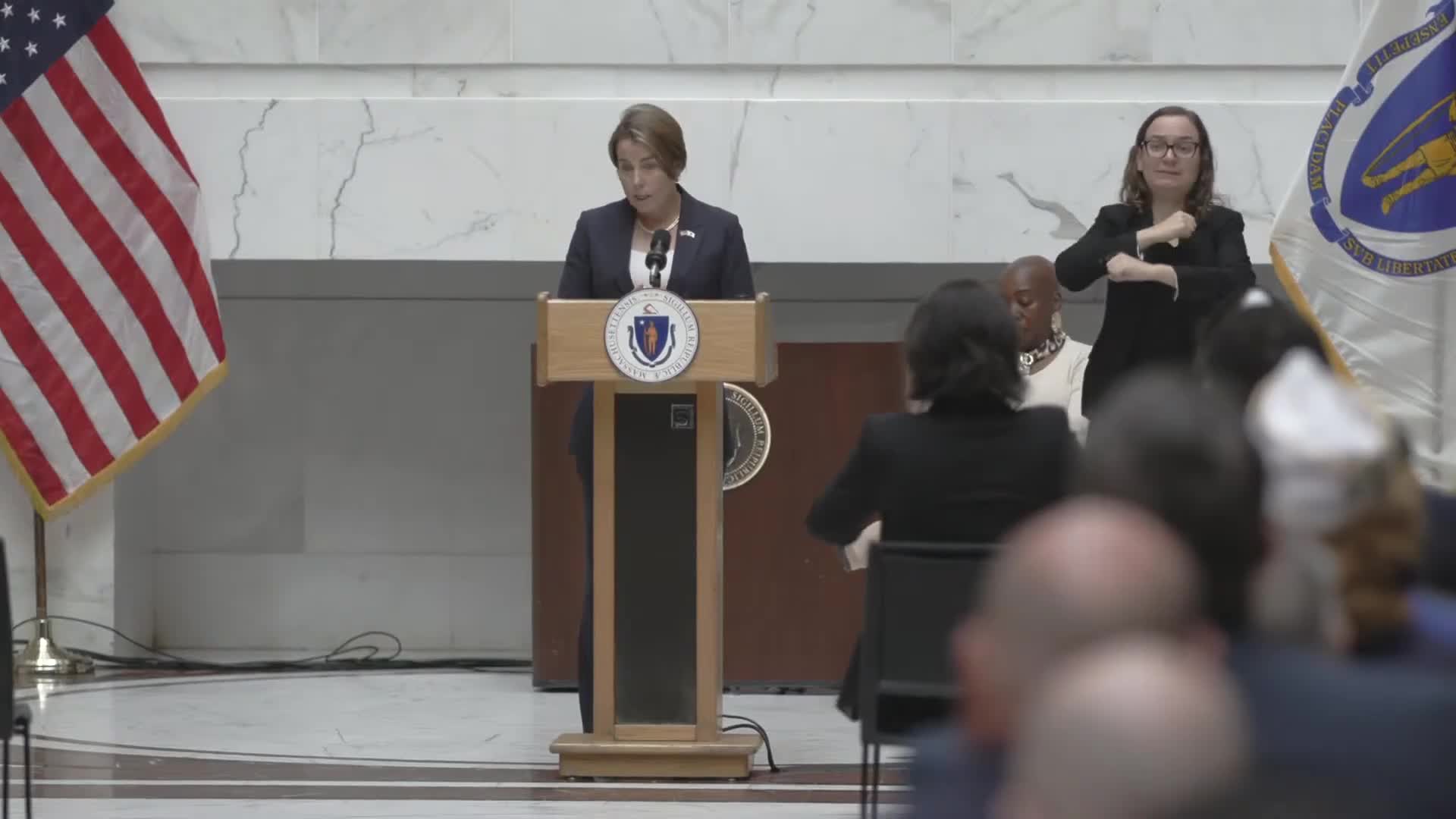 Healey announces $47 million 'Shield' initiative for Massachusetts defense sector at State House Veterans Day ceremony