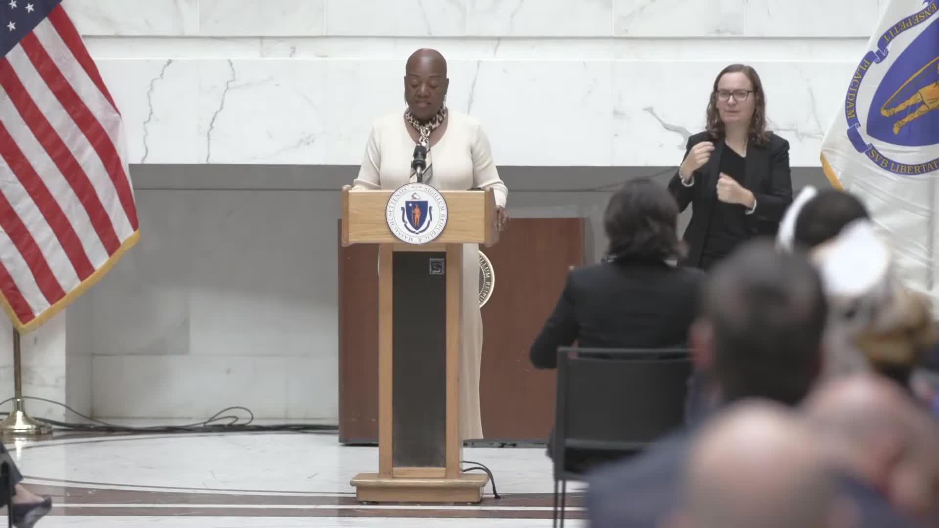 Andrew Biggio honored with Tom Hudner Valor Award; Soldier On and veterans recognized at State House ceremony