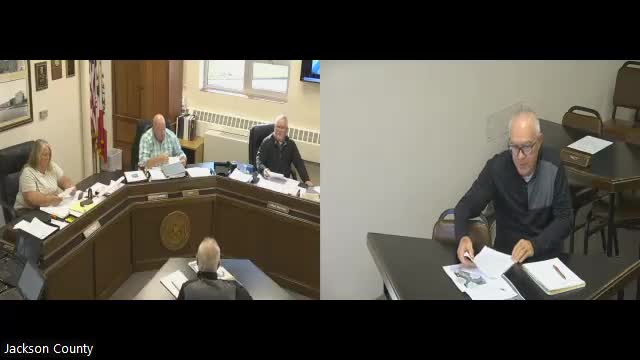 Jackson County board approves utility easement at Sweezy Cemetery