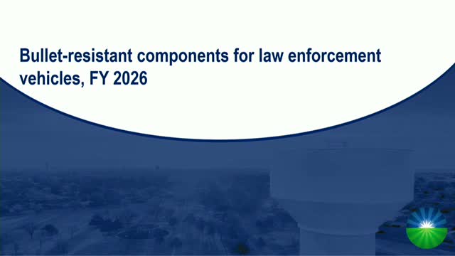 Plainview council backs grant application for bullet‑resistant patrol vehicle glass