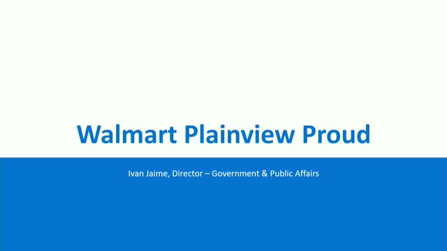 Plainview approves incentives as Walmart commits to major modernization and street repairs