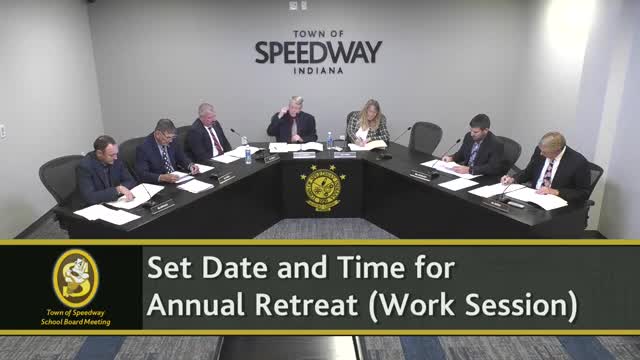 Speedway school board reaffirms ethics statement, sets 2026 meeting calendar