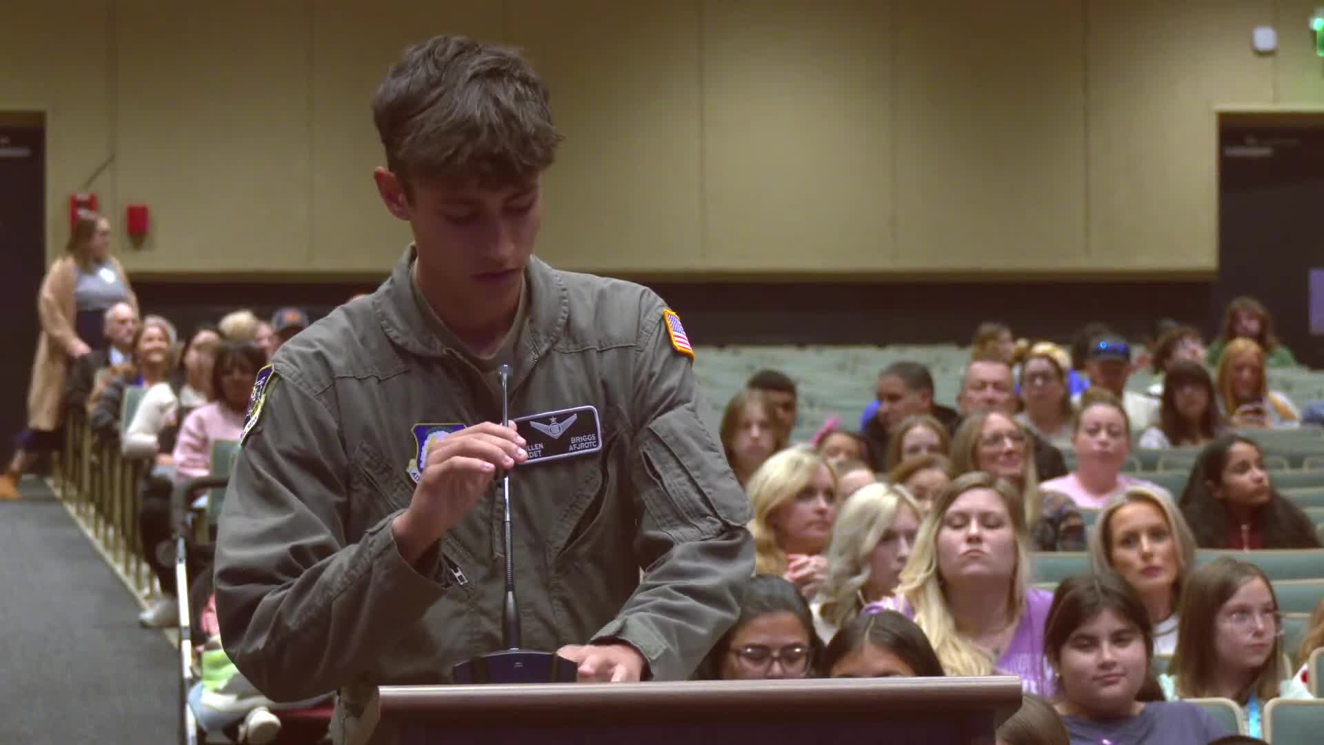 Students and teachers honored; student raises concern about internet filtering on district devices