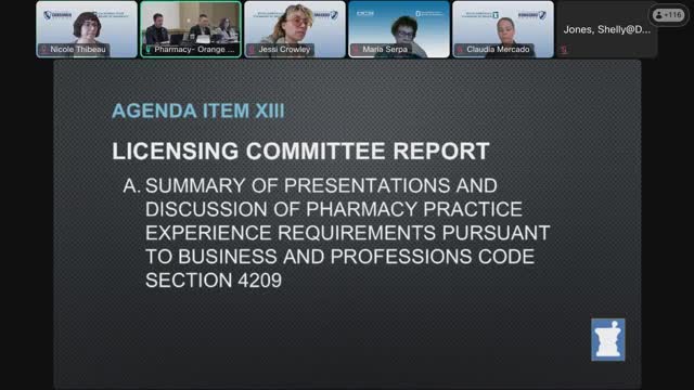 Board debates internship hours, approves PTAC design and application process under AB1503