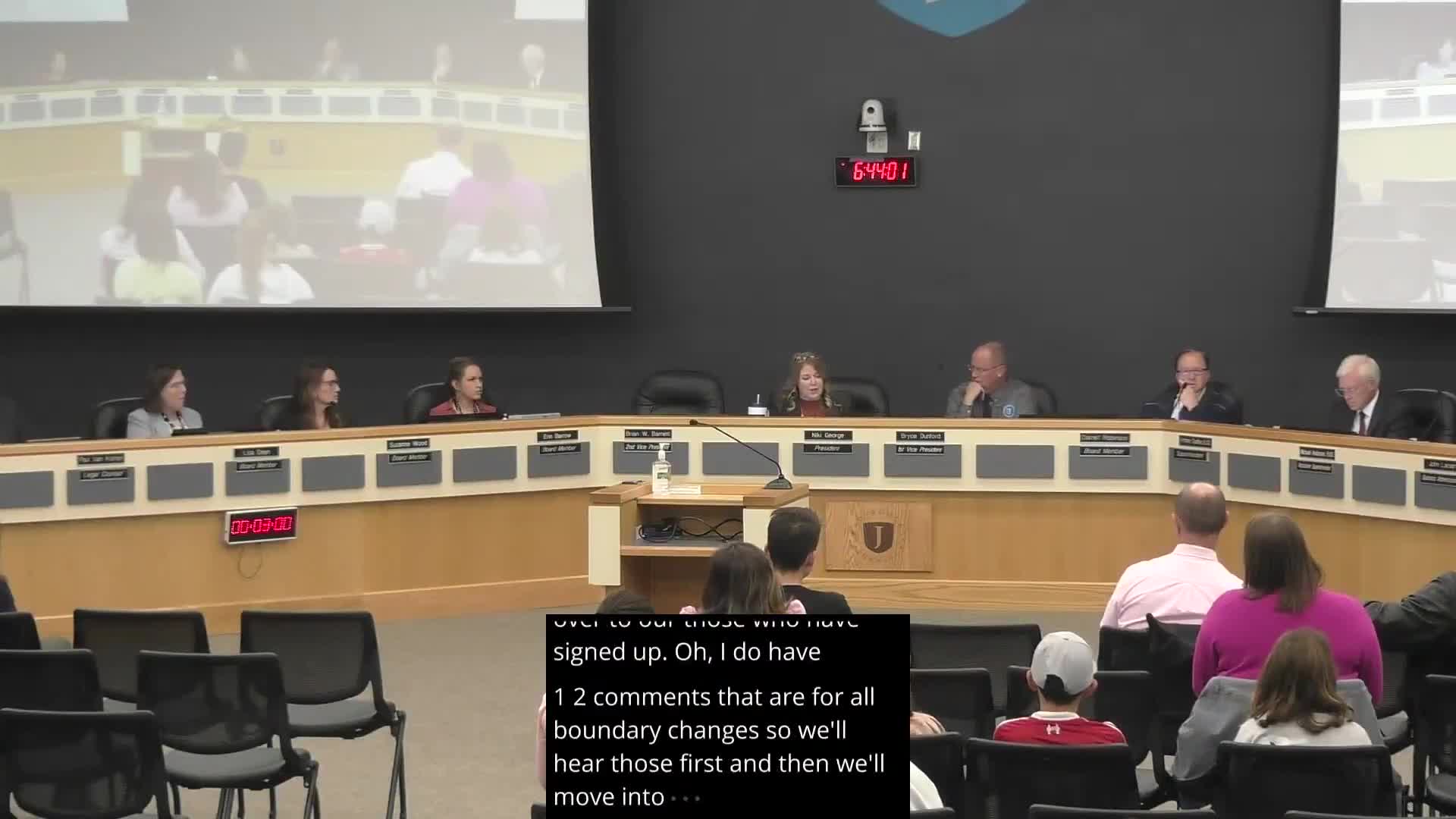 Parents, students and teachers urge Jordan School Board to keep Midas Creek feeders intact