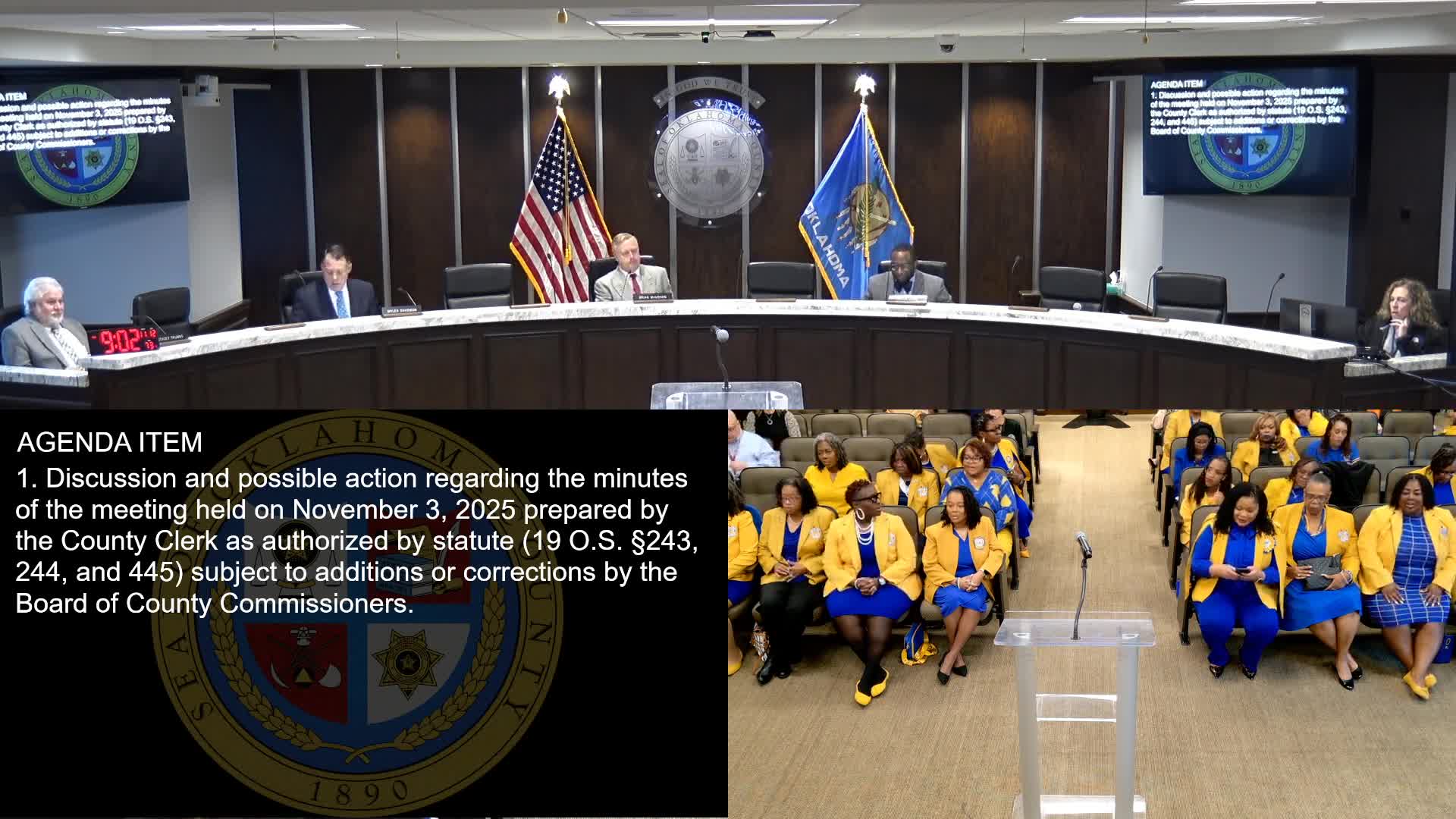 County recognizes Sigma Gamma Rho Sorority on its 103rd anniversary