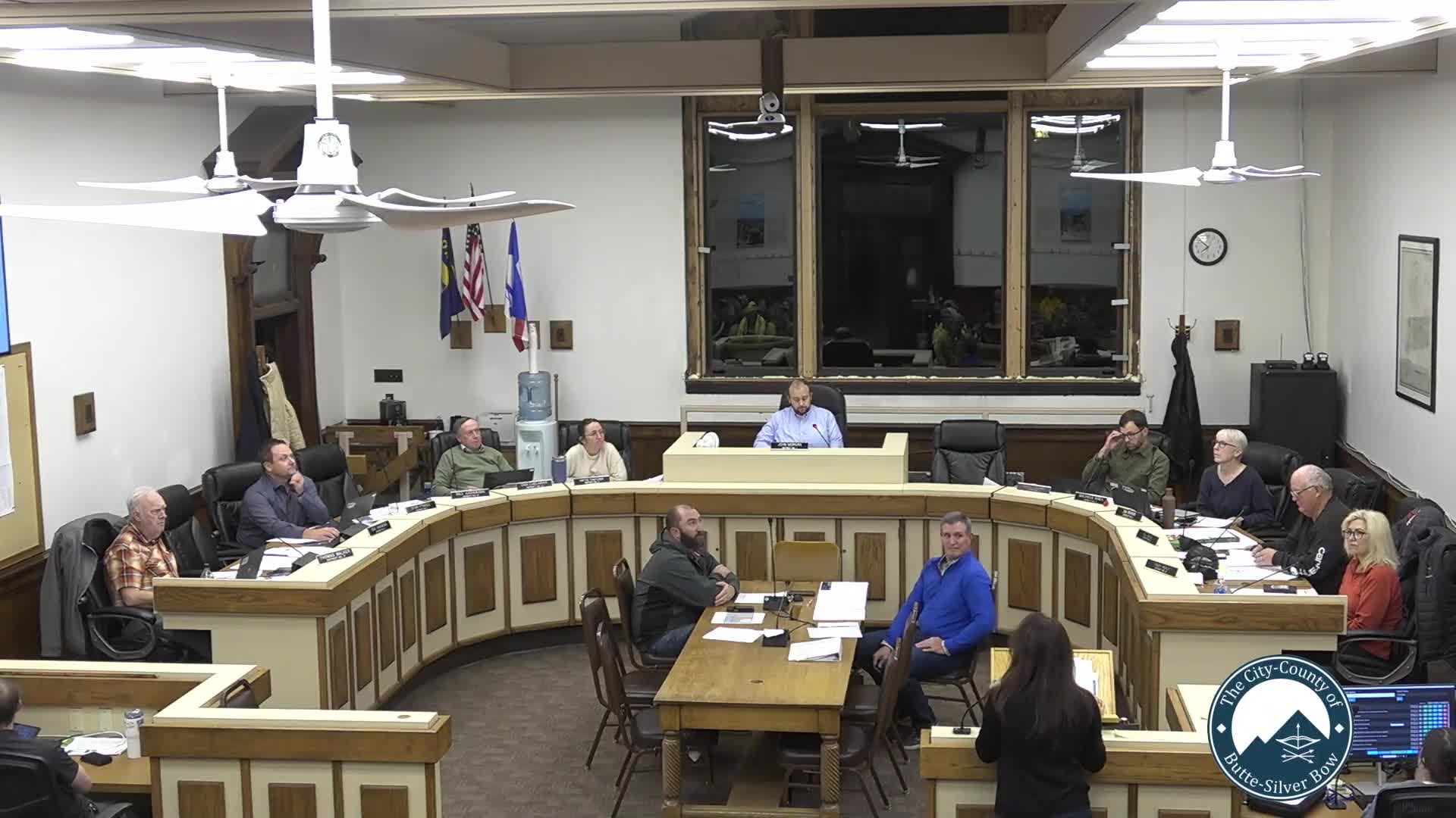 Two bidders present competing plans to buy Butte Business Development Center; council refers proposals to review committee