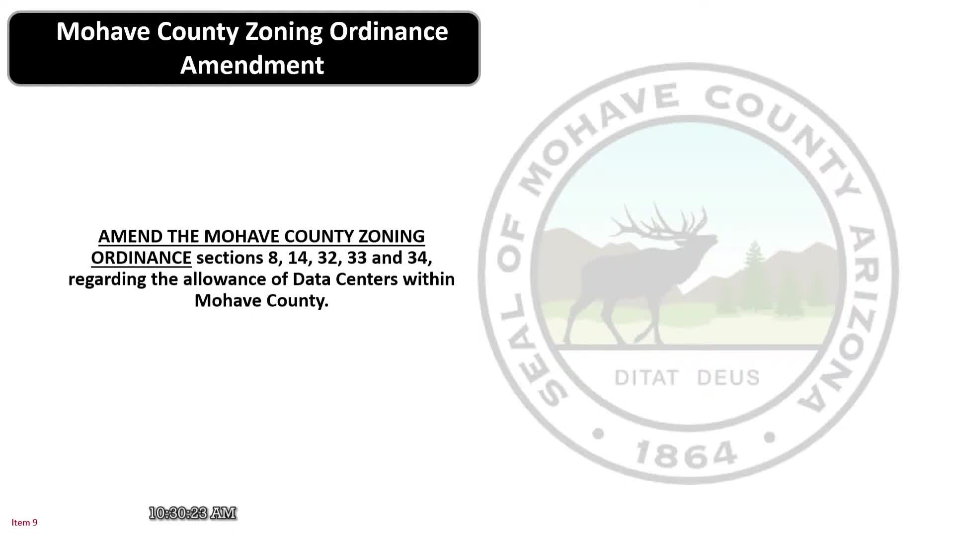 Mohave County commission amends zoning code to let data centers seek special-use permits