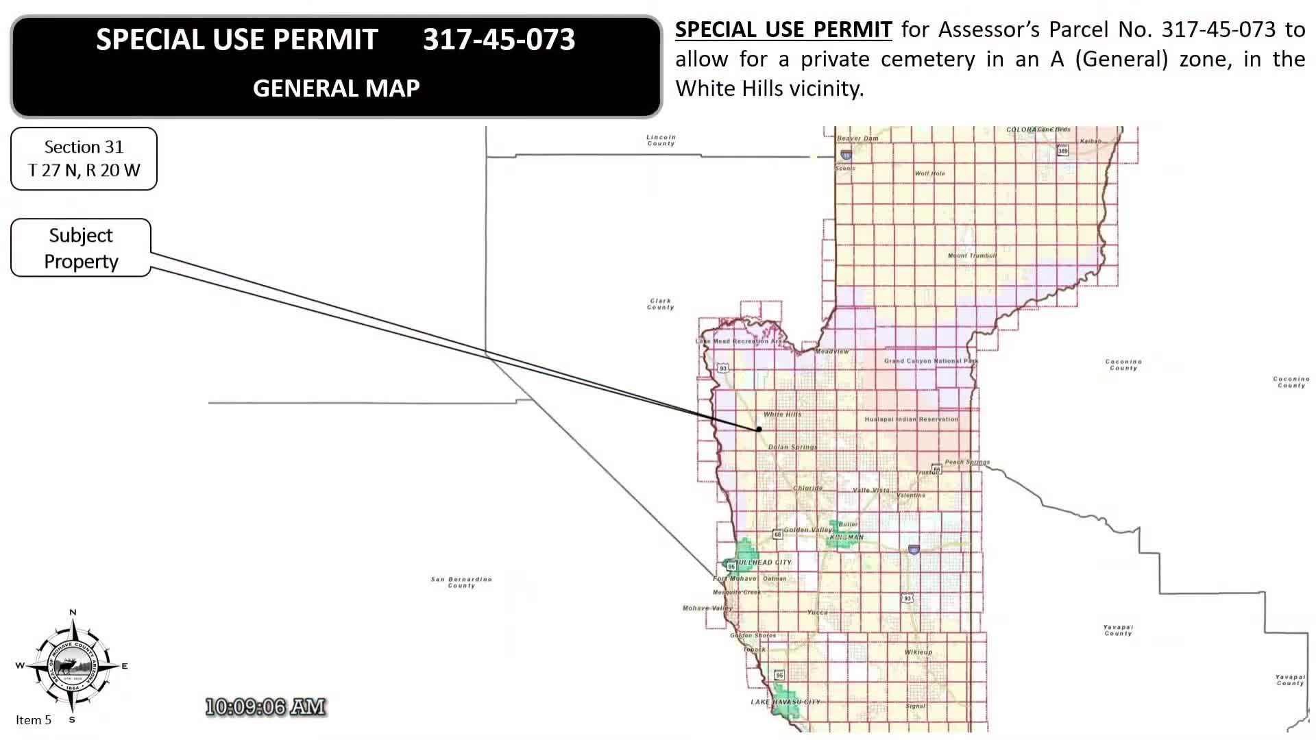 Commission approves permit for 10-acre private cemetery in White Hills