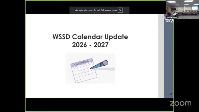 Board reviews 2026–27 calendar draft; district adjusts Islamic holiday dates after community input