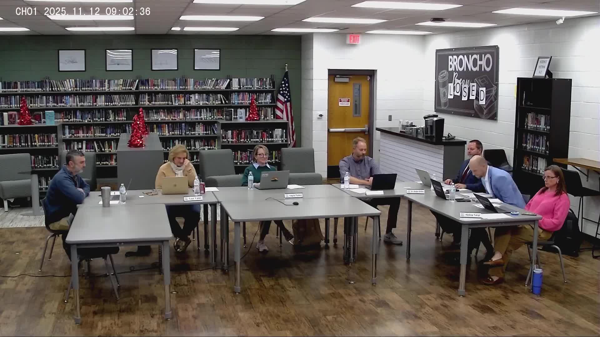 Board convenes executive session on personnel, then approves hiring in Addendum A (pending background checks)