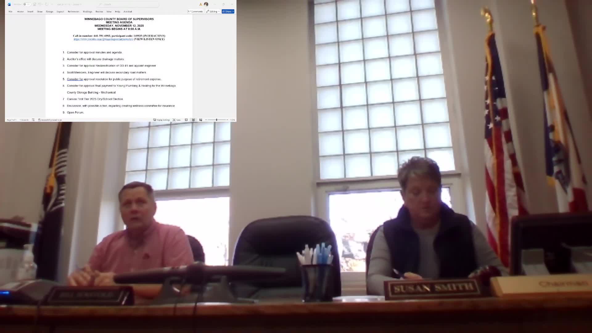 Winnebago County approves reclassification of Drainage District DD 41 and appoints engineer