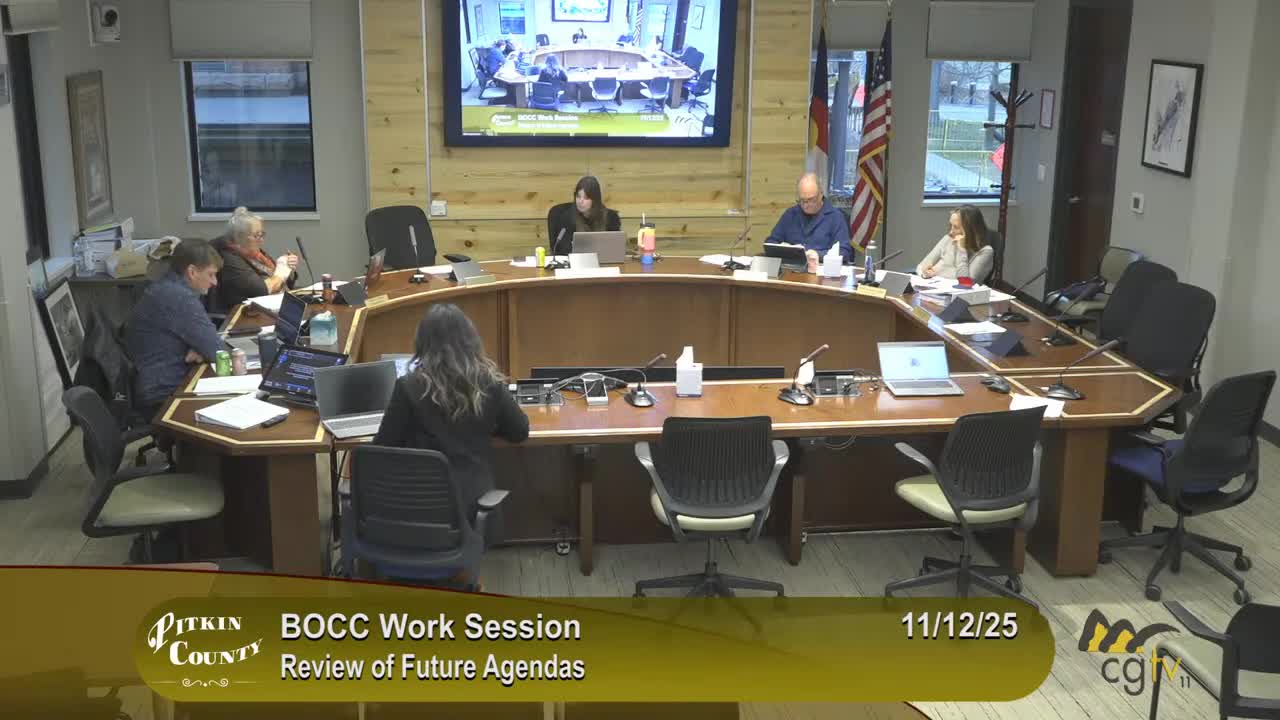 Regional transportation coalition outlines congestion tools including dynamic lanes and ride-share apps; Pitkin commissioners ask for EOTC briefing