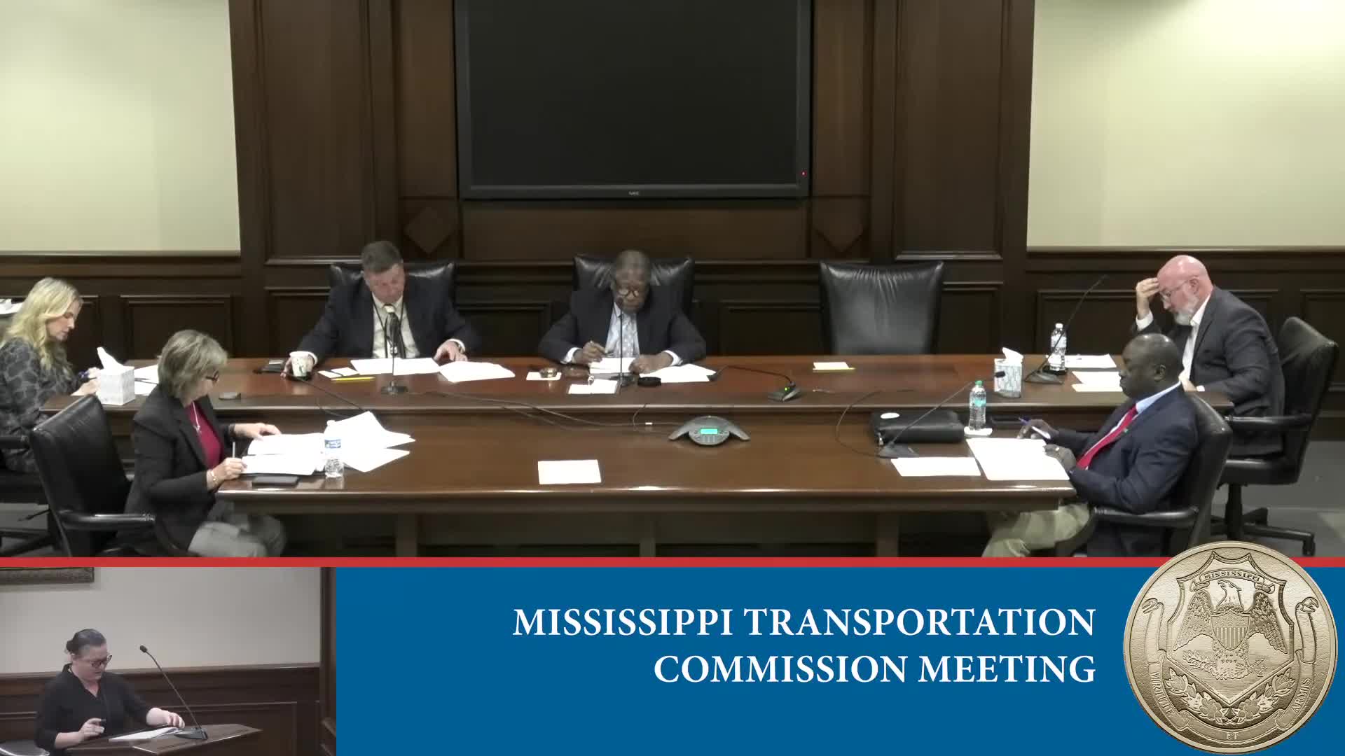 Commission reviews large payables, contract extensions and votes to enter executive session on workers' comp and personnel
