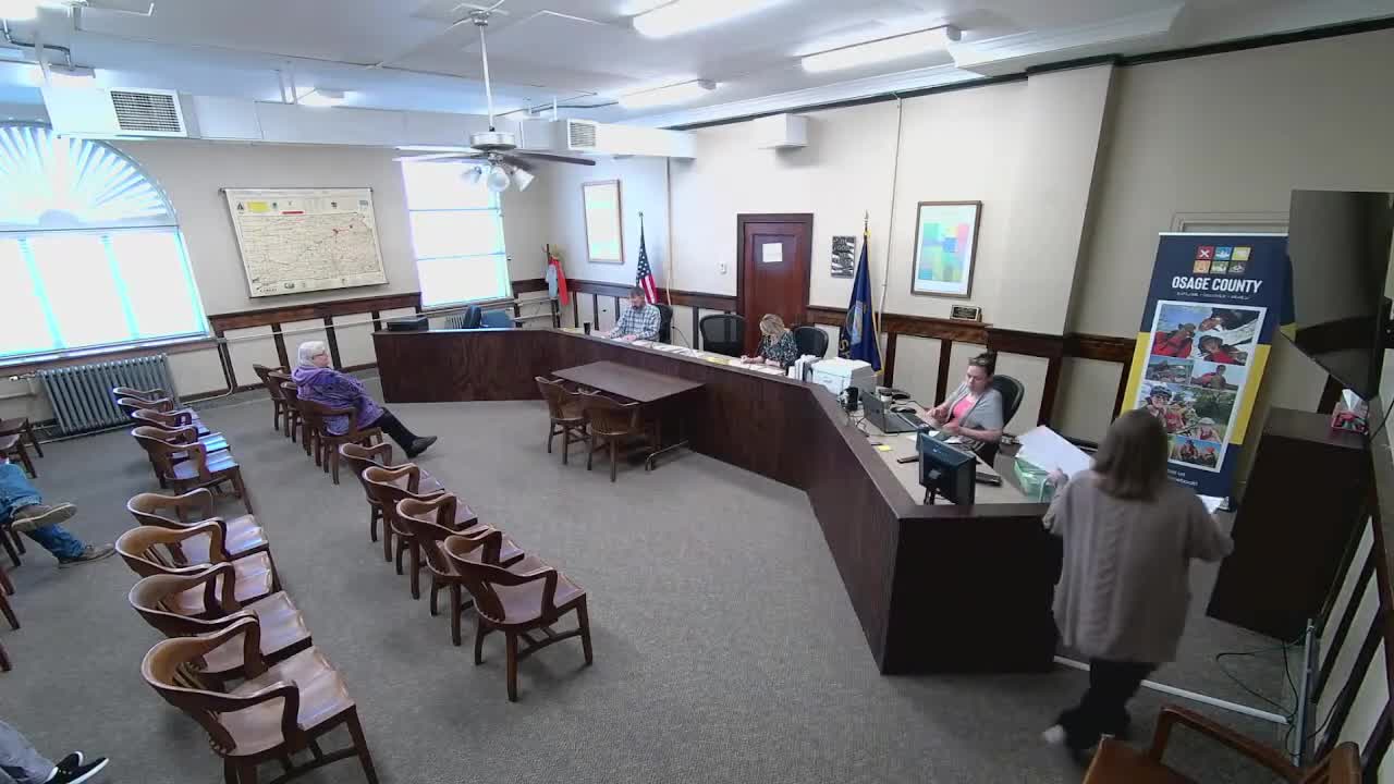 Osage County approves hires, payroll and vendor payment batches