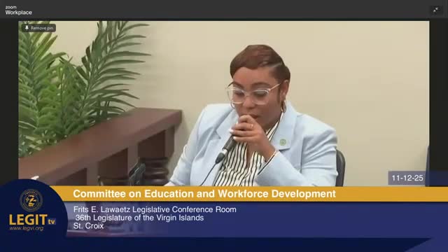 Legislature hears broad support, operational questions for proposed Virgin Islands Technical College