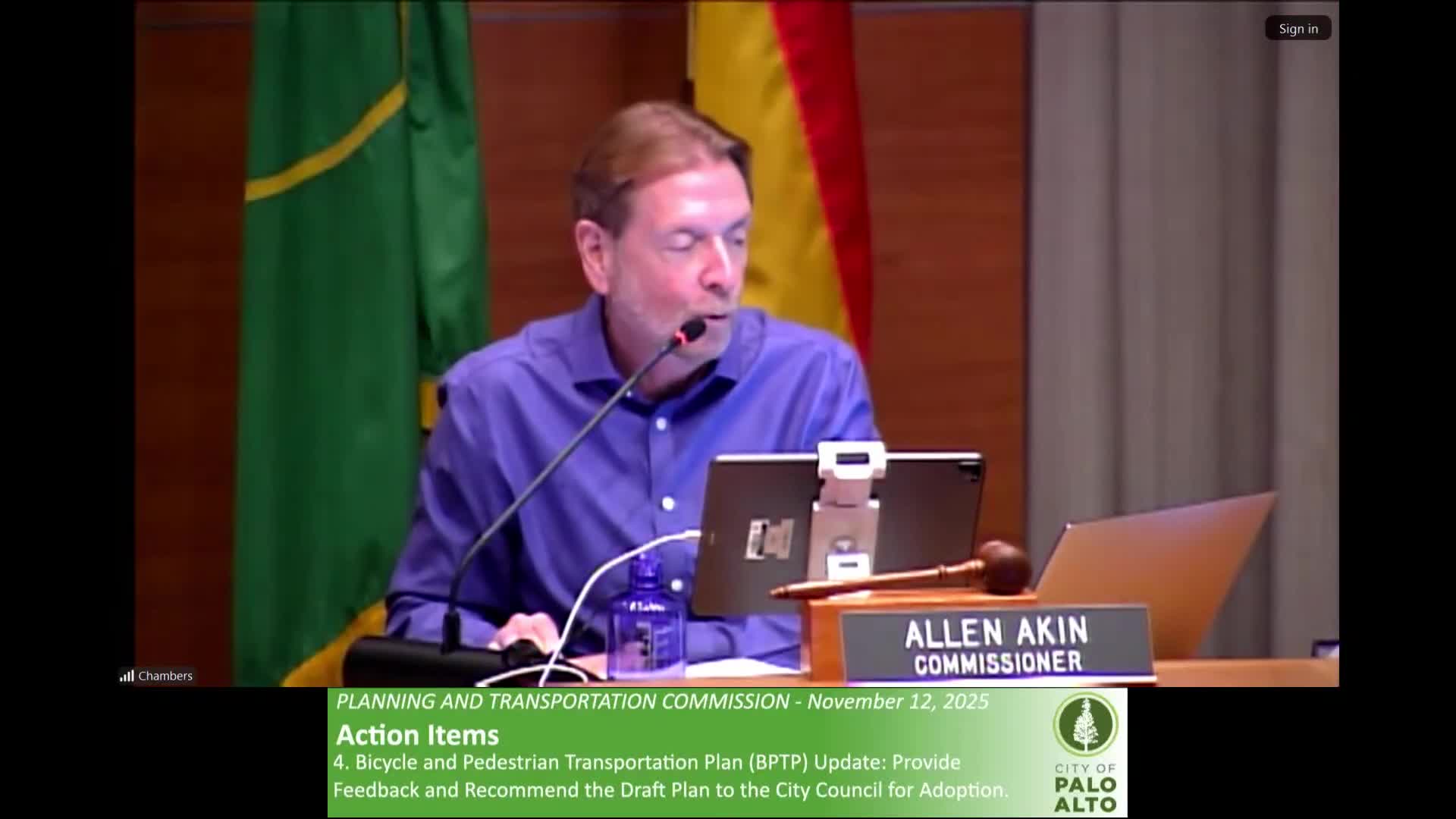 Planning commission unanimously recommends council adopt draft 2026 Bicycle & Pedestrian Transportation Plan