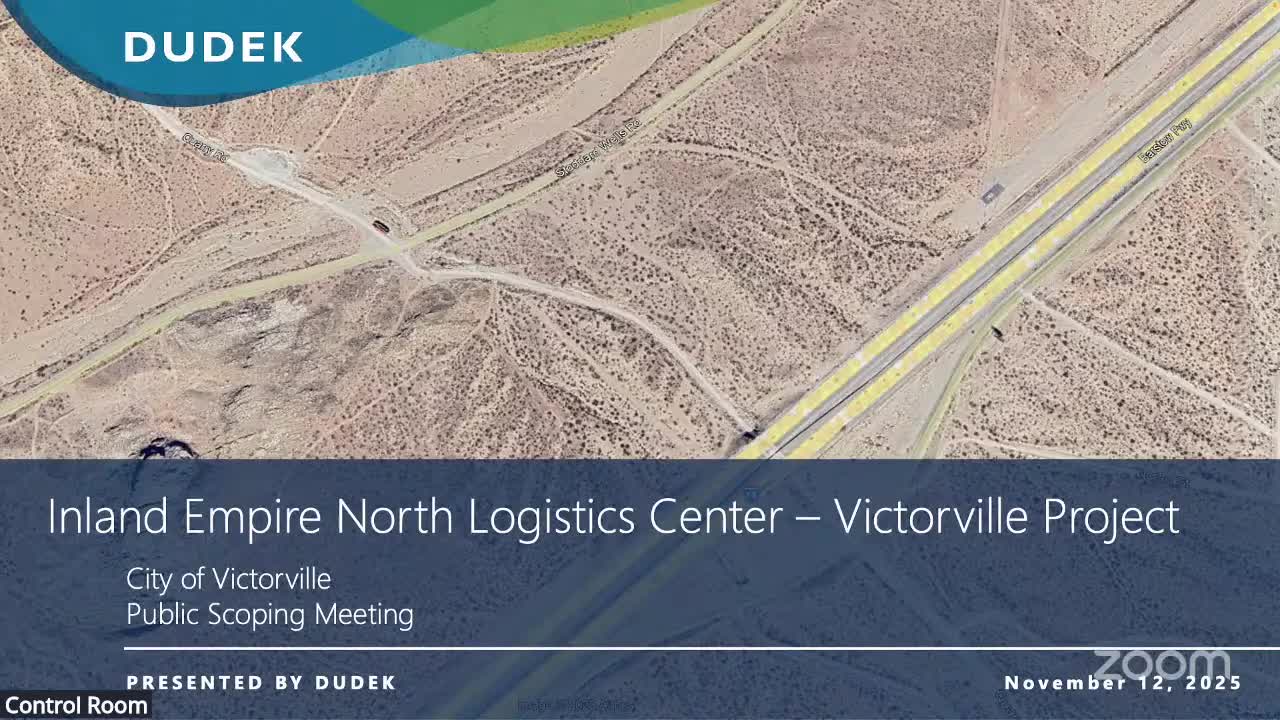 Victorville holds scoping meeting for proposed 1.66 million sq ft IENLC logistics center