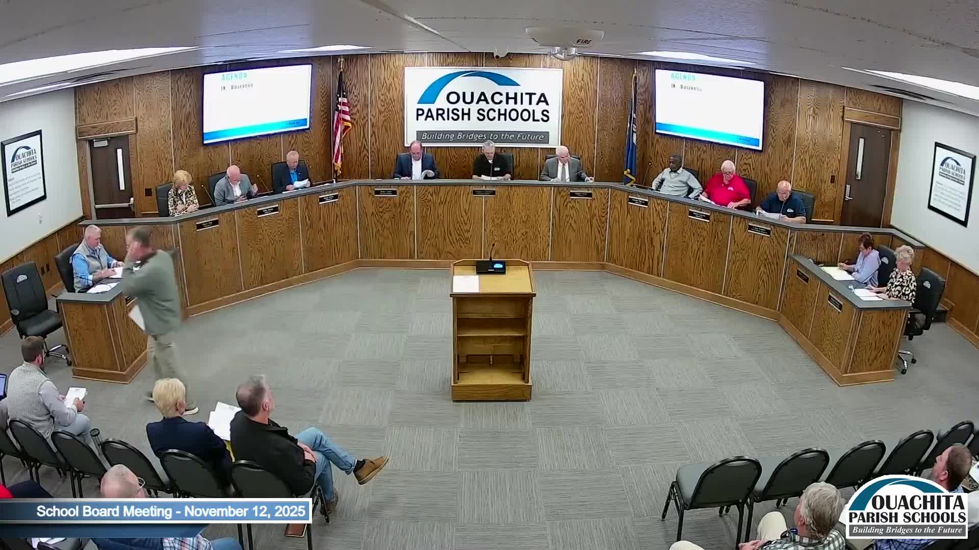 Ouachita Parish School Board awards cafeteria renovation contract, clears several projects for bidding