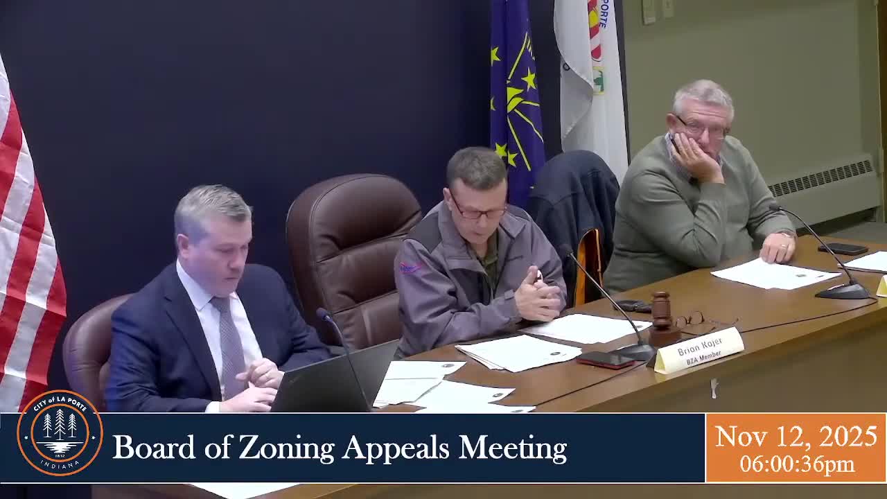 La Porte board approves three accessory-building variances