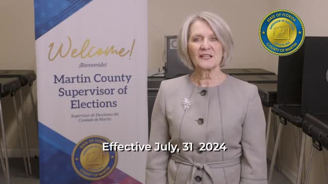 Martin County elections official: new Florida IDs with random numbers will affect mail-ballot and petition checks