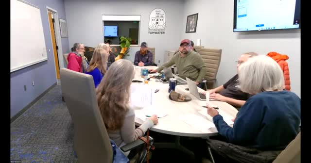 Tumwater lake committee votes minutes approval, sets 2026 meeting calendar and flags assessment shortfall