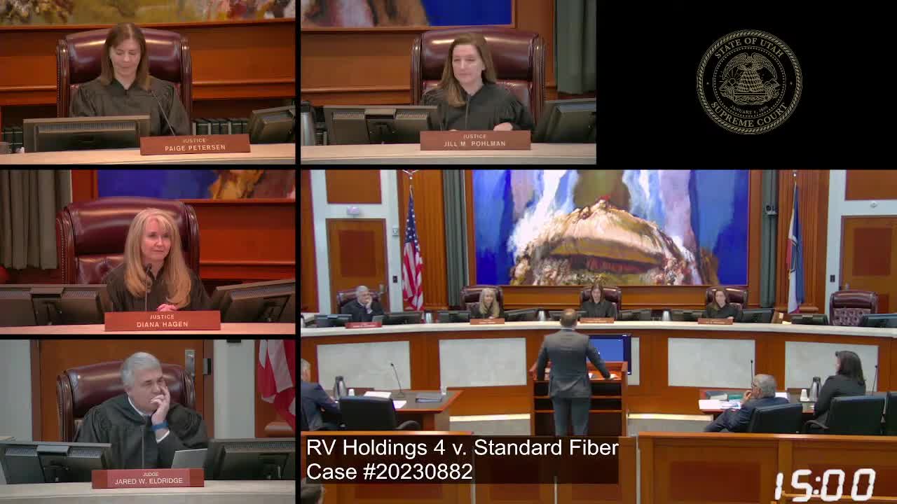 Utah Supreme Court hears challenge to arbitration award tied to an unsubmitted oral‑agreement claim