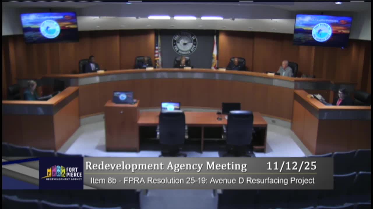 FPRA approves 99-year ground lease and interlocal amendment to advance Avenue D affordable housing project