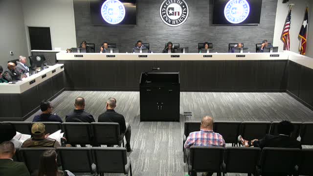 Glen Heights council approves PD‑33 rezoning with two‑year build limits tied to Loop 9