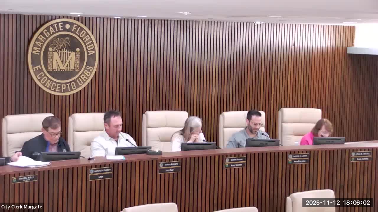 Margate CRA approves task orders for crosswalks, median enhancements and amends two budgets