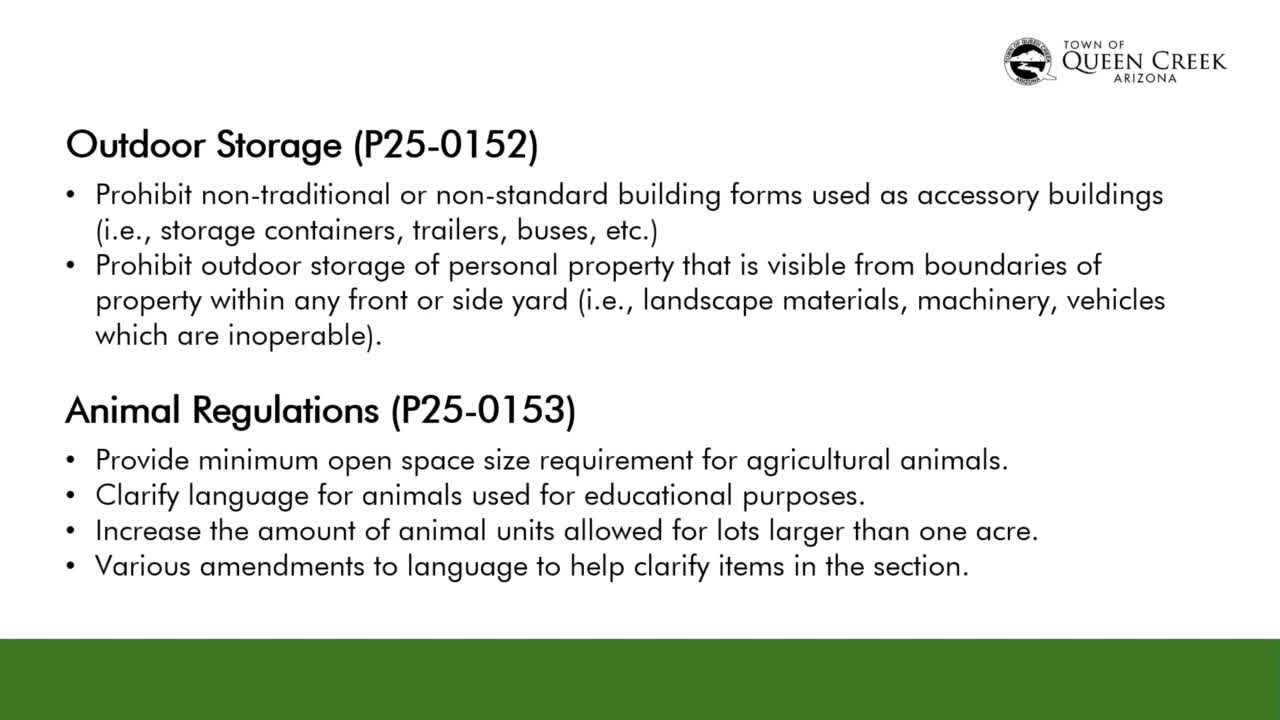 Work study: staff outlines text amendments on outdoor storage, animals, wireless facilities, downtown parking and murals