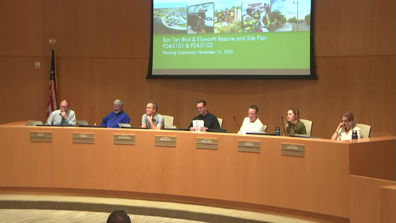 Planning commission recommends approval for medical/general office at San Tan Blvd. and Ellsworth