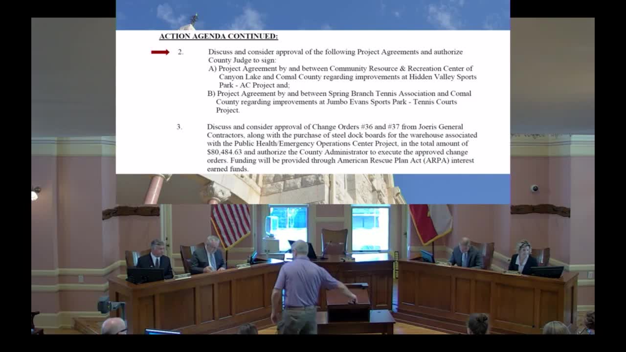 Comal County approves change orders, AV ventilation and radio coverage upgrades for emergency operations center