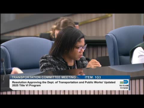 Board authorizes submission of 2025 Title VI program to Federal Transit Administration