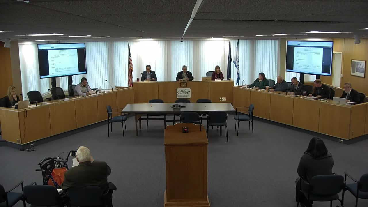 Sullivan County HR details staffing changes and board approves domestic and gender-based violence prevention policy