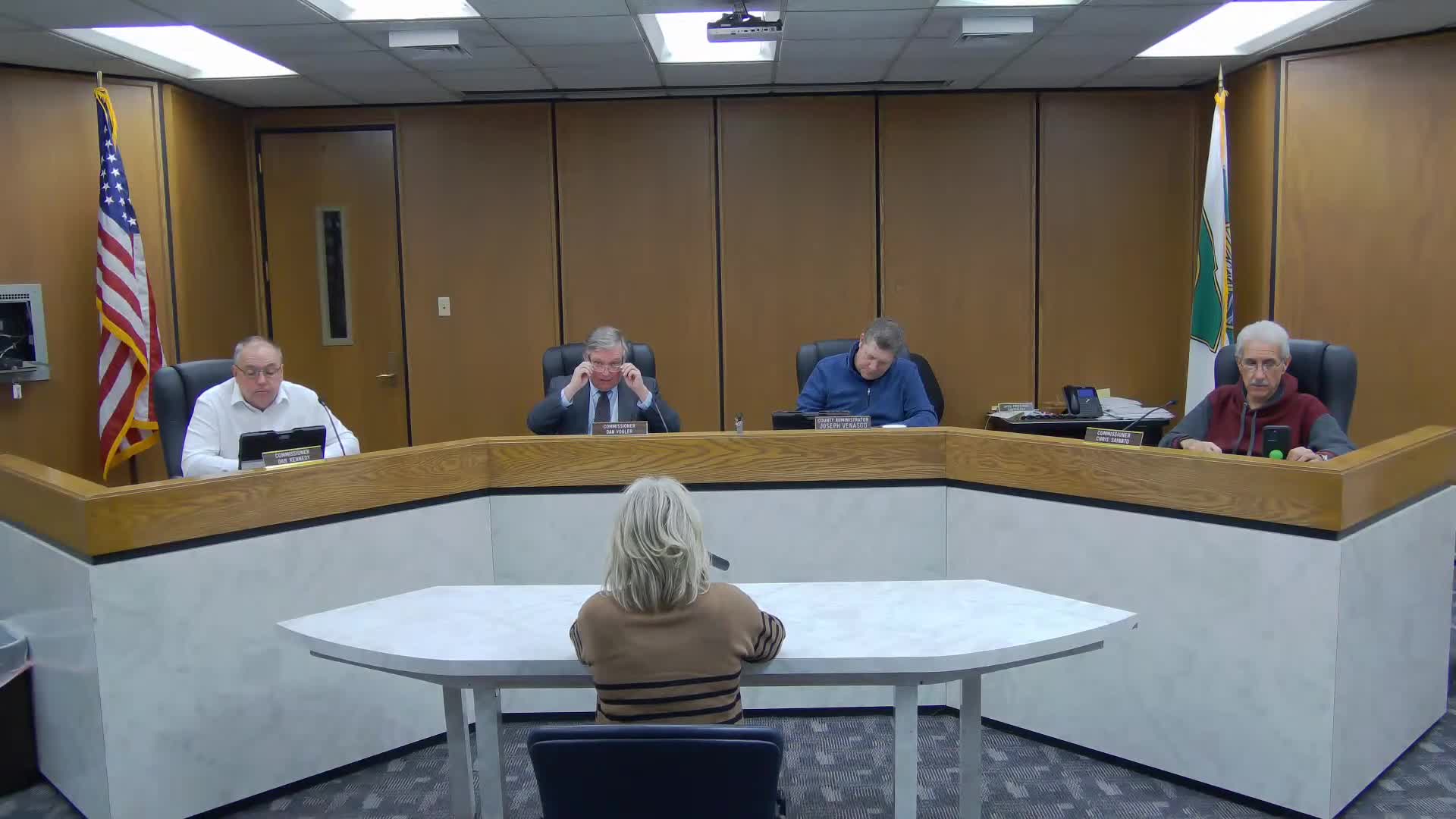 County approves CDBG-template correction and approves Shenango Township Park change order