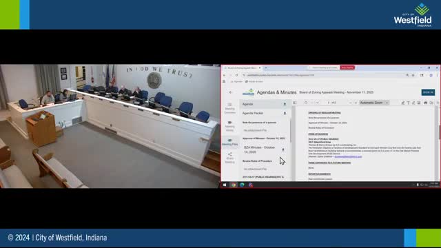 Planning Commission approves variance allowing covered porch to encroach into rear-yard setback