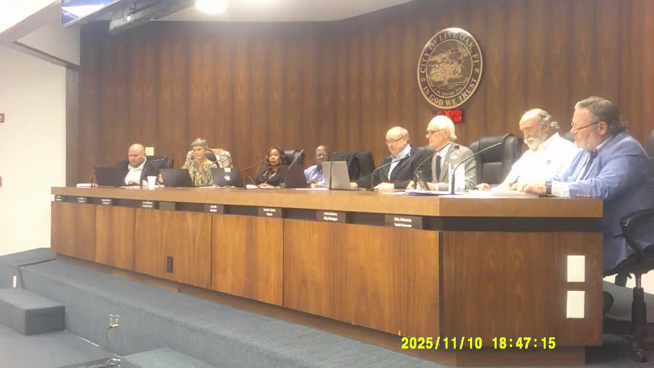 Planner says Live Oak study area meets state standards for CRA expansion; council to consider resolution after public comment