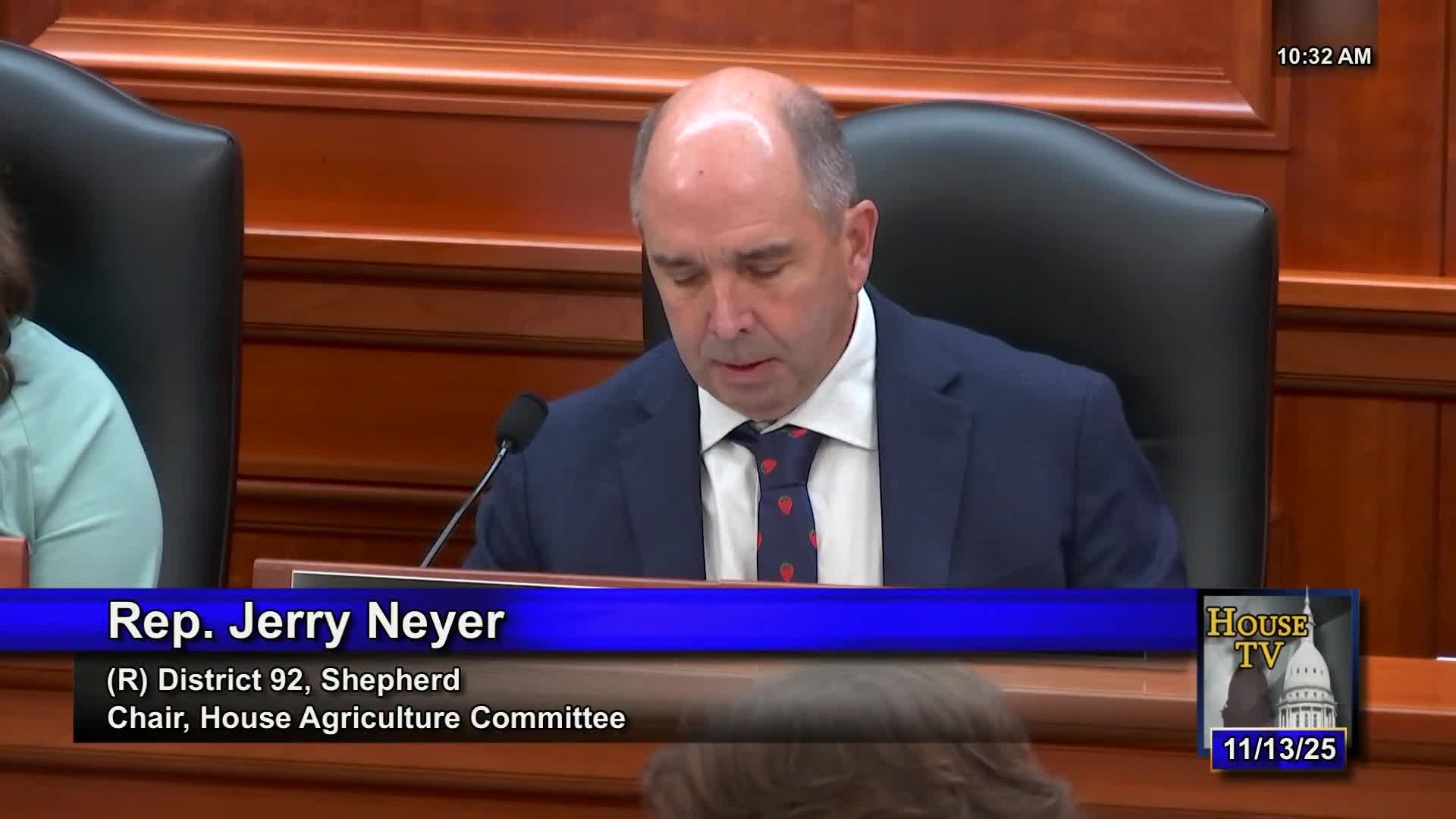 House Agriculture Committee reports out House Bill 49‑17 with recommendations