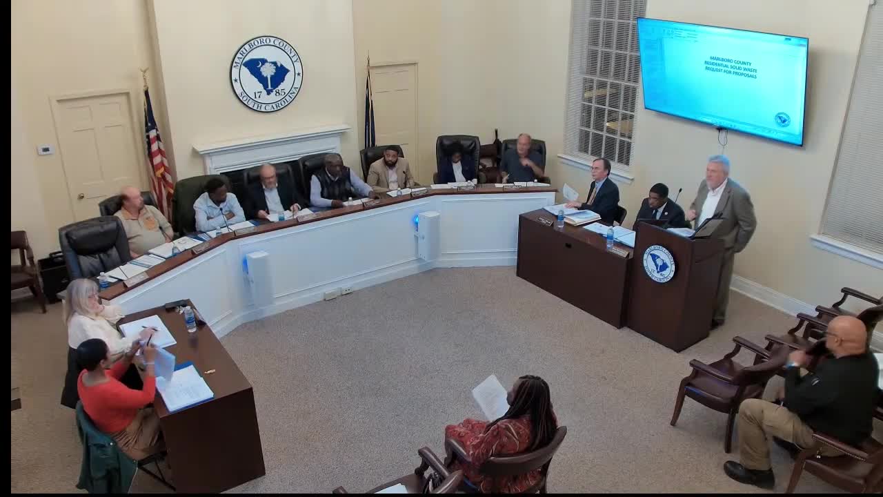 Council approves RFP to reprocure five‑year curbside solid‑waste service; 6,800 carts proposed